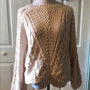 Forever 21 tan sweater size M